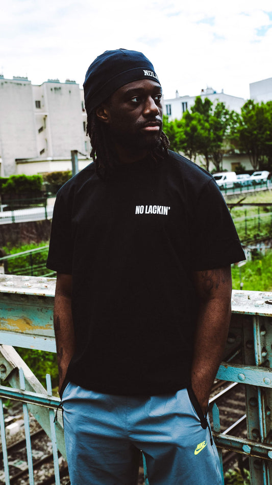 T-SHIRT NO LACKIN' YOUR TURN (NOIR)