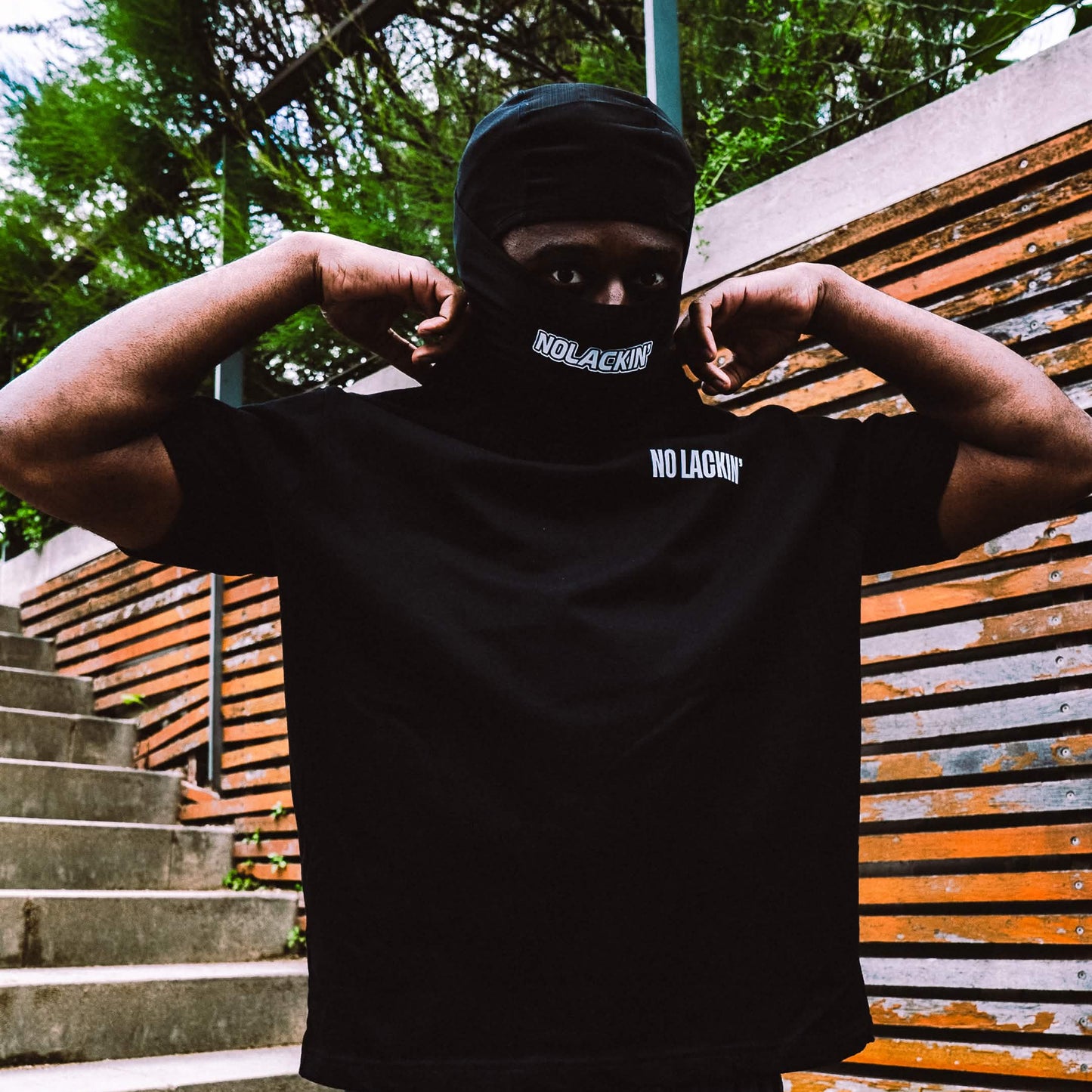 T-SHIRT NO LACKIN' YOUR TURN (NERO)